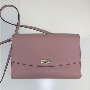 GORGEOUS mauve colored Kate spade crossbody bag